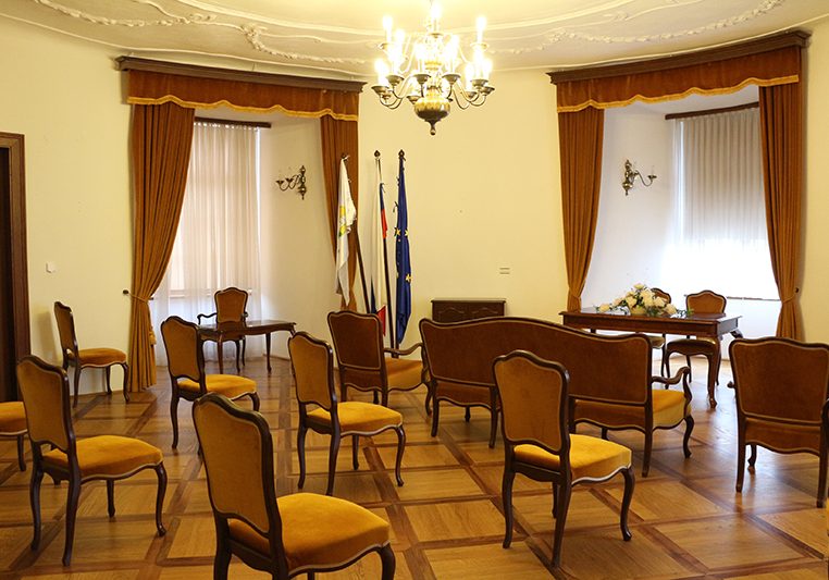 poroka na gradu Brežice
