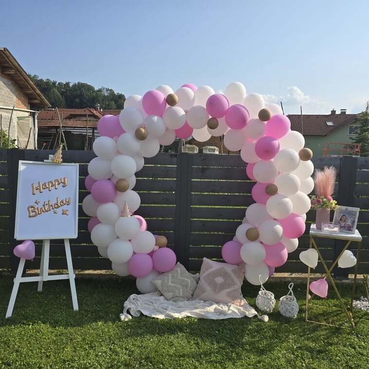 balonska dekoracija rojstnega dne