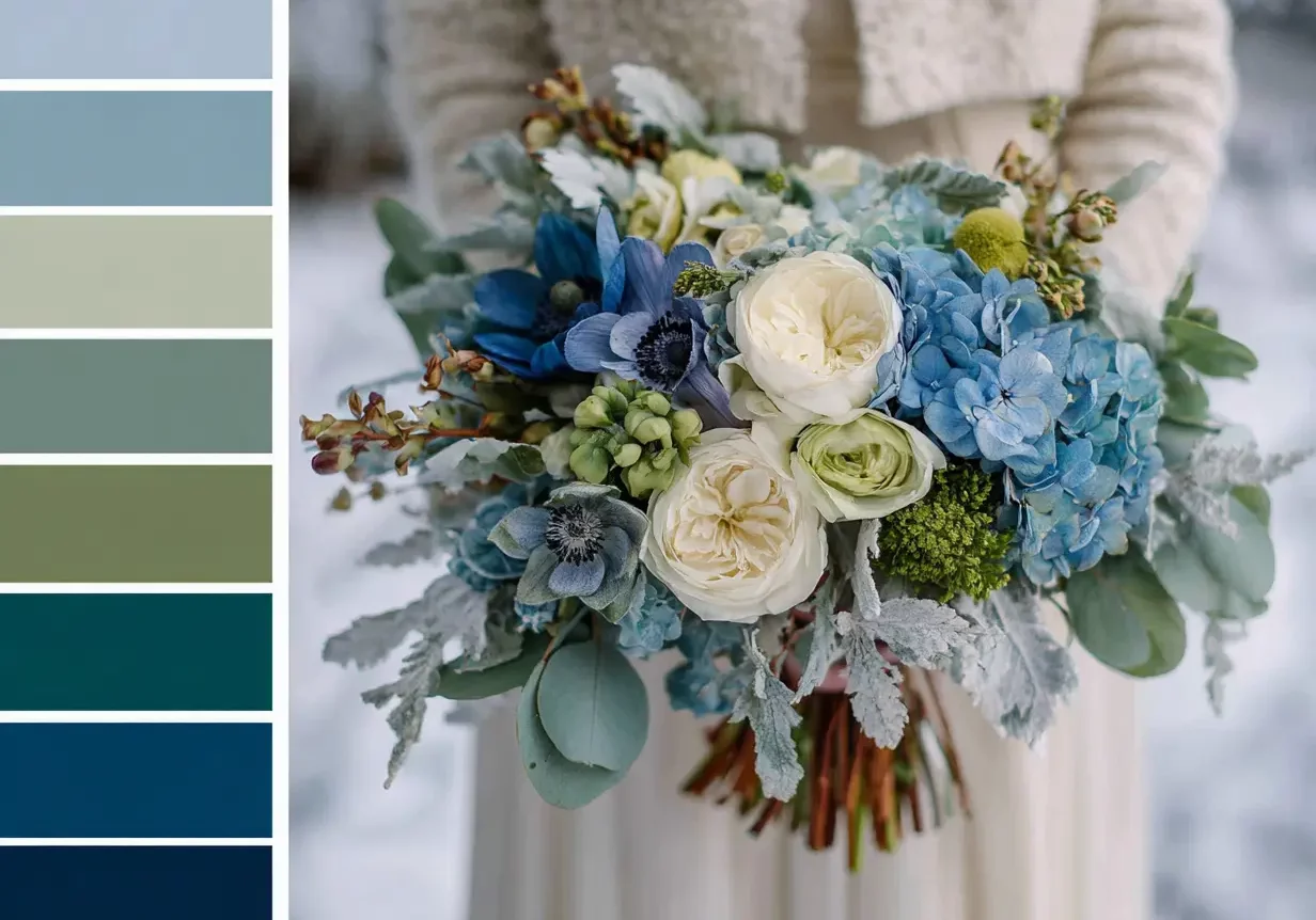 barvni odtenki za poroko