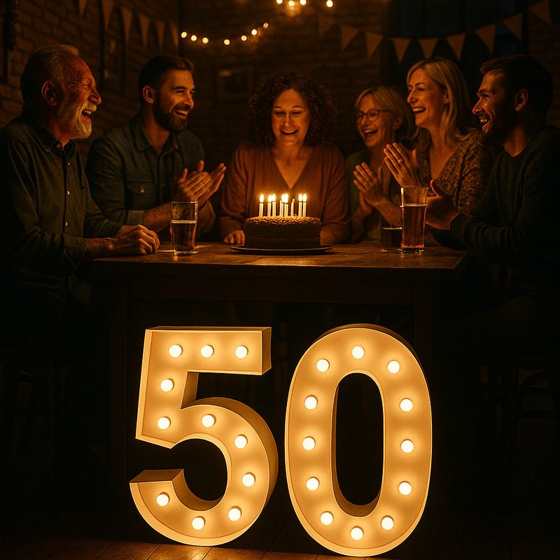 najem svetlobnih črk za poroko